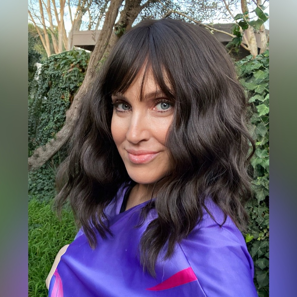 Nikita Wigs Chocolate Brunette Curly/Wavy Bob Wig (#9)